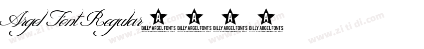 Argel Font Regular字体转换